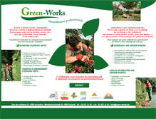 Tablet Screenshot of green-works.be